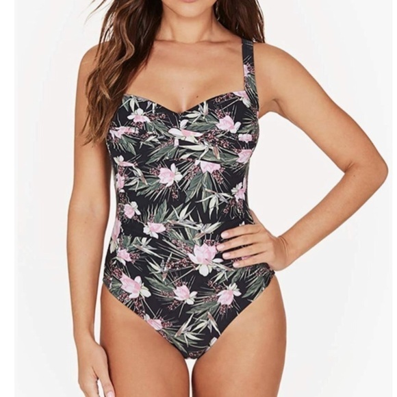 Nip Tuck Joanne Fern Gully one piece swimsuit size 6. NWT - Picture 1 of 9